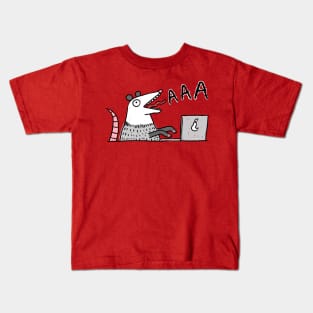 Opossum working Kids T-Shirt